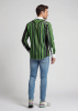 Herren Langarm Hemd ALPHA CENTAURI GREEN – GERMENS artfashion – 100 % Baumwolle - Größe XL