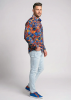Descubre las camisas de colores para hombre CIRCULI SANGRIA - 100 % algodón