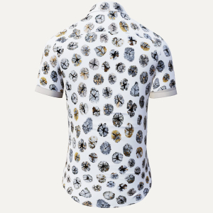 Camisa de verano para hombre OSTSEEBUHNE - 100 % algodón - 10 tallas...