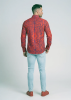 Herren Hemden Langarm PORTE NOTRE DAME PARIS ROUGE – GERMENS artfashion – 100 % Baumwolle - Größe 4XL