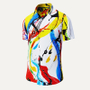 Kurzärmliges Hemd FÜR PARTY FREUDENTANZ – GERMENS artfashion – 100 % Baumwolle - Größe XS