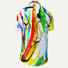 Camisa de hombre de manga corta PARA FIESTA FREUDENTANZ – GERMENS artfashion – 100 % algodón - Talla 6XL