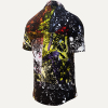 Sommerhemd Herren ASTRONAX – GERMENS artfashion – 100 % Baumwolle - Größe 4XL