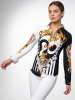 ausgefallene Damenbluse für Damen - EQUINOX - 100 % Baumwolle - GERMENS artfashion - Größen XS bis 3XL