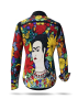 Blusenshirt Damen BLUMEN MEXICOS - GERMENS artfashion - 100 % Baumwolle - Größe S