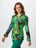 Hemd Bluse Damen SAVE THE RAINFOREST - GERMENS artfashion - 100 % Baumwolle - Größe XS