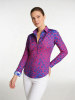 Blusen Damen HEXAGON AMETHYST - GERMENS artfashion - Größe XXL