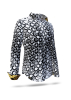Hemd Bluse Damen HEXAGON ONYX - GERMENS artfashion - 100 % Baumwolle - Größe XL