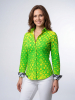 Hemd Bluse Damen HEXAGON URANIO - GERMENS artfashion - 100 % Baumwolle - Größe S