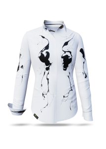 Blusa única para mujer - SCHATTENWESEN - 100 % algodón -...