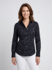 Bluse Damen SCHIEFER - GERMENS artfashion - 100 % Baumwolle - Größe XL