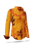 ausgefallene Damenbluse für Damen - EMBER ORANGE - 100 % Baumwolle - GERMENS artfashion - Größen XS bis 3XL