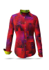 Blusa original para mujer - ROJO DRACO - 100 % algodón - GERMENS artfashion - Tallas de la XS a la 3XL