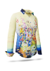 Blusa de mujer GIVERNY - GERMENS artfashion - 100 % algodón - Talla L
