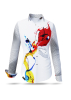 ausgefallene Damenbluse für Damen - HERZBLUT - 100 % Baumwolle - GERMENS artfashion - Größen XS bis 3XL