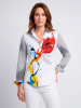 Bluse Damen HERZBLUT - GERMENS artfashion - 100 % Baumwolle - Größe XXL