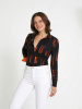 ausgefallene Damenbluse für Damen - ZORN - 100 % Baumwolle - GERMENS artfashion - Größen XS bis 3XL
