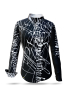 Blusa original para mujer - DENADA BLACK - 100 % algodón - GERMENS artfashion - Tallas de la XS a la 3XL