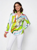 ausgefallene Damenbluse für Damen - GLÜCKSGARTEN - 100 % Baumwolle - GERMENS artfashion - Größen XS bis 3XL
