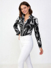 Hemd Bluse Damen DORNRÖSCHEN BLACK - GERMENS artfashion - 100 % Baumwolle - Größe XL