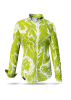 ausgefallene Damenbluse für Damen - DORNRÖSCHEN GREEN - 100 % Baumwolle - GERMENS artfashion - Größen XS bis 3XL