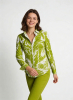 ausgefallene Damenbluse für Damen - DORNRÖSCHEN GREEN - 100 % Baumwolle - GERMENS artfashion - Größen XS bis 3XL