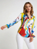 ausgefallene Damenbluse für Damen - FREUDENTANZ - 100 % Baumwolle - GERMENS artfashion - Größen XS bis 3XL