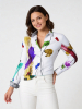 ausgefallene Damenbluse für Damen - ZEITVERGESSEN - 100 % Baumwolle - GERMENS artfashion - Größen XS bis 3XL