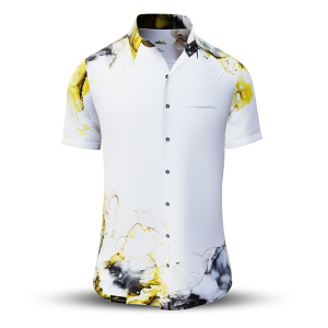 Sommerhemd Herren NEBULA - 100 % Baumwolle - 10 Größen von XS - 6XL - außergewöhnliches Design - feinste Verarbeitung - Stoffe Made in Germany - limitiert und exklusiv