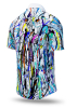 Camisa de verano para hombre BLUETRAIN - 100 % algodón - 10 tallas, de la XS a la 6XL - diseño excepcional - confección de primera calidad - tejidos «Made in Germany» - edición limitada y exclusiva