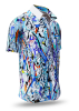 Camisa de manga corta para hombre BLUETRAIN – GERMENS artfashion – Talla 6XL