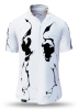 Sommerhemd Herren SCHATTENWESEN - 100 % Baumwolle - 10 Größen von XS - 6XL - außergewöhnliches Design - feinste Verarbeitung - Stoffe Made in Germany - limitiert und exklusiv