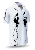 Herrenhemd Kurzarm SCHATTENWESEN – GERMENS artfashion – 100 % Baumwolle - Größe 5XL