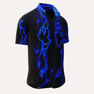 Camisa de verano para hombre BLUEZONE - 100 % algodón - 10 tallas...