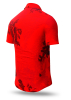 Herrenhemd Kurzarm EMBER RED – GERMENS artfashion – 100 % Baumwolle - Größe 4XL