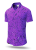 Kurzarmhemd Herren GRAVUR LILAS – GERMENS artfashion – Größe 5XL