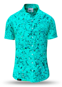 Camisa de verano para hombre GRAVUR MINT - 100 % algodón - 10 tallas...