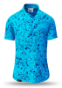 Camisa de verano para hombre GRAVUR BLUE - 100 % algodón - 10 tallas, de la XS a la 6XL - diseño excepcional - confección de primera calidad - tejidos «Made in Germany» - edición limitada y exclusiva