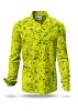 Descubre las camisas de colores para hombre GRAVUR LEMON - 100 % algodón