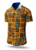Sommerhemd Herren CUCA - 100 % Baumwolle - 10 Größen von XS - 6XL - außergewöhnliches Design - feinste Verarbeitung - Stoffe Made in Germany - limitiert und exklusiv