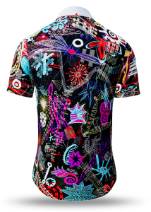 Camisa de verano para hombre MAMBO - 100 % algodón - 10...