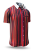 Kurzärmliges Hemd ALPHA CENTAURI RED – GERMENS artfashion – 100 % Baumwolle - Größe M