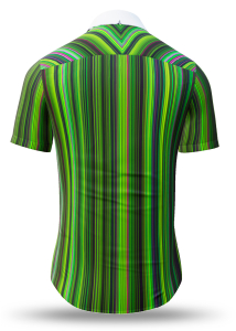 Camisa de verano para hombre ALPHA CENTAURI GREEN - 100 % algodón...