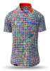 Camisa de verano para hombre SOJOURNER VIVID - 100 % algodón - 10 tallas, de la XS a la 6XL - diseño excepcional - confección de primera calidad - tejidos «Made in Germany» - edición limitada y exclusiva