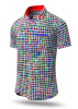 Kurzarmhemd Herren SOJOURNER VIVID – GERMENS artfashion – Größe XS