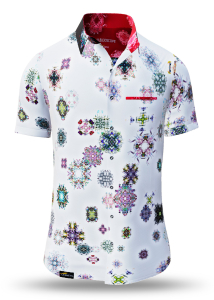 Camisa de verano para hombre KALEIDOSCOPE - 100 % algodón - 10...