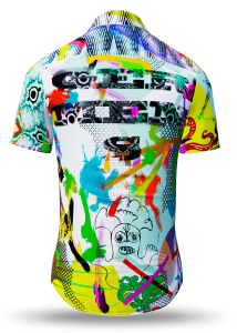 Camisa de verano para hombre BOOM BOOM BOOM - 100 % algodón - 10...
