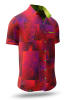 Kurzarmhemd Herren Sommer DRACO ROT – GERMENS artfashion – 100 % Baumwolle - Größe XS