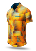 Kurzarmhemd Herren Sommer DRACO GOLD – GERMENS artfashion – 100 % Baumwolle - Größe XXL