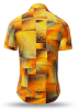 Camisa de verano para hombre DRACO GOLD - 100 % algodón - 10 tallas, de la XS a la 6XL - diseño excepcional - acabado de primera calidad - tejidos «Made in Germany» - edición limitada y exclusiva